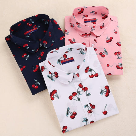 hirigin New Chiffon Womens Casual One size Blouses Female Hawaiian Fashion Floral Short Sleeve Shirts Ladies Summer Loose Tops