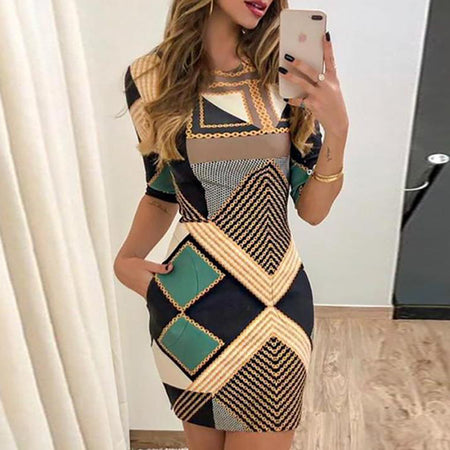 Solid O-neck Short Sleeves Lacing Dresses Women Casual Pockets Simple Dress Summer Ladies Fashion Breathable Dress Vestidos New