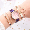 2019 New brand Starry Sky Women Watch Fashion Elegant Magnet Buckle Vibrato Purple Gold Ladies Wristwatch Luxury Women Watches