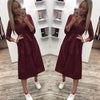 Casual Sashes a Line Women Dress Ladies Long Sleeve Turn Down Collar Fashion Party Dress Autumn Elegant Long Dress shirt dress