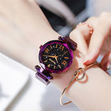 Luxe femmes montres magnétique ciel étoilé femme horloge Quartz montre-bracelet mode dames montre-bracelet reloj mujer relogio feminino