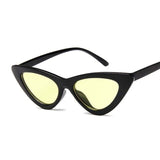 Nieuwe Retro Fashion Zonnebril Vrouwen Merk Designer Vintage Cat Eye Zwart Wit Zonnebril Vrouwelijke Lady UV400 Oculos