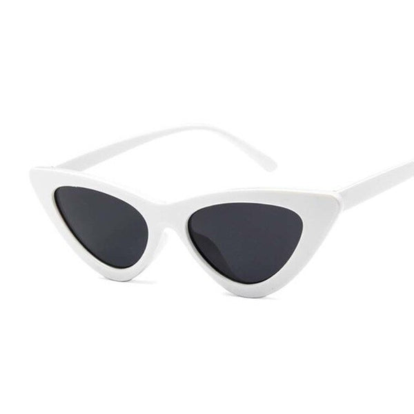 Nieuwe Retro Fashion Zonnebril Vrouwen Merk Designer Vintage Cat Eye Zwart Wit Zonnebril Vrouwelijke Lady UV400 Oculos