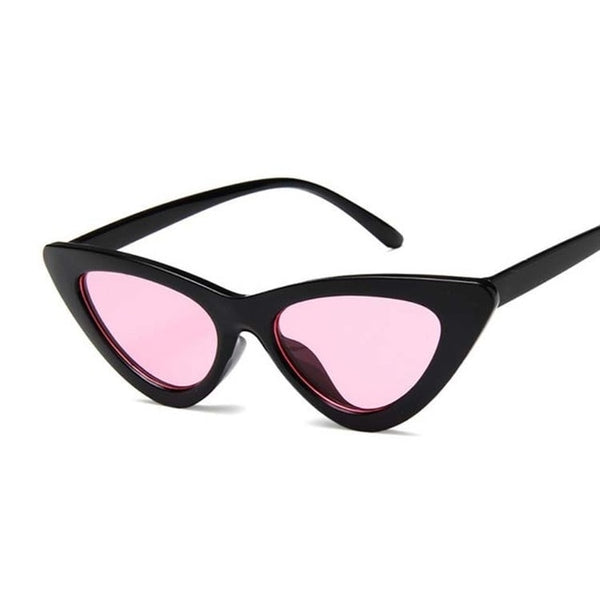 Nieuwe Retro Fashion Zonnebril Vrouwen Merk Designer Vintage Cat Eye Zwart Wit Zonnebril Vrouwelijke Lady UV400 Oculos