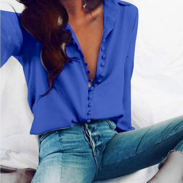 Womens Summer Tops Casual Solid Color Button Down Blouse Ladies Beach Short  Sleeve T-Shirt Tops for Women 